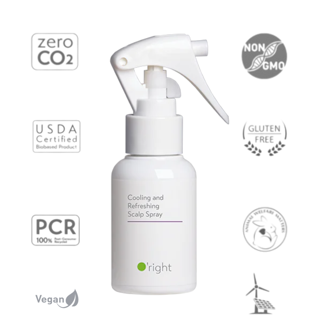 O'RIGHT COOLING AND REFRESHING SCALP SPRAY 50ML (FREE GIFT)