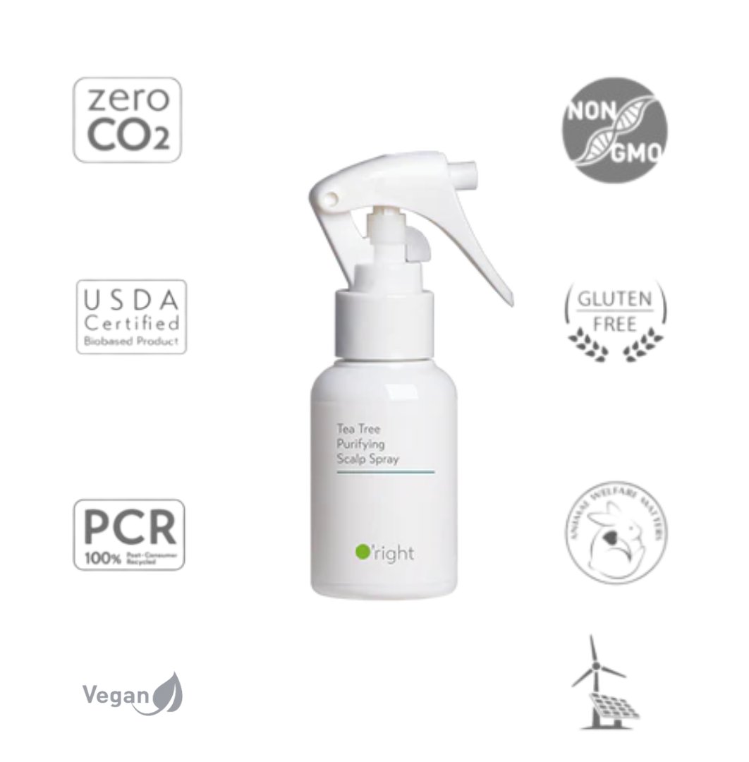 O'RIGHT TEA TREE PURIFYING SCALP SPRAY 50ML (FREE GIFT)