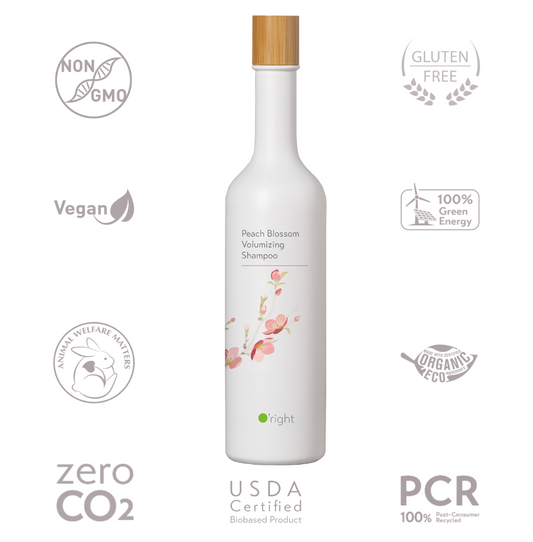 O'right Peach Blossom Volumizing Shampoo 400ml