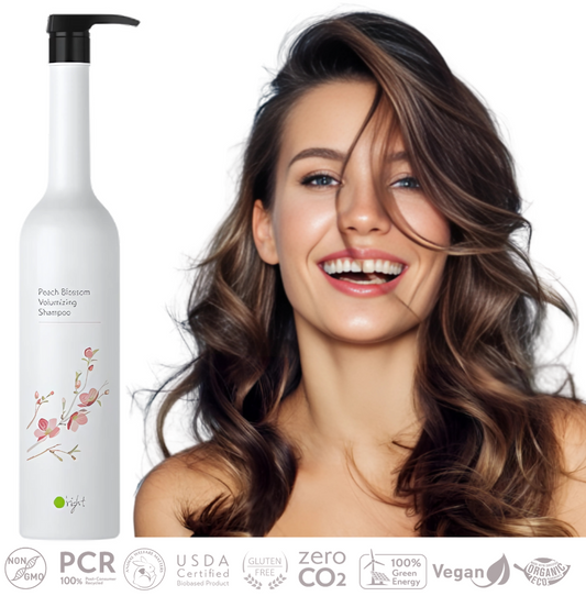 O'right Peach Blossom Volumizing Shampoo 1000ml
