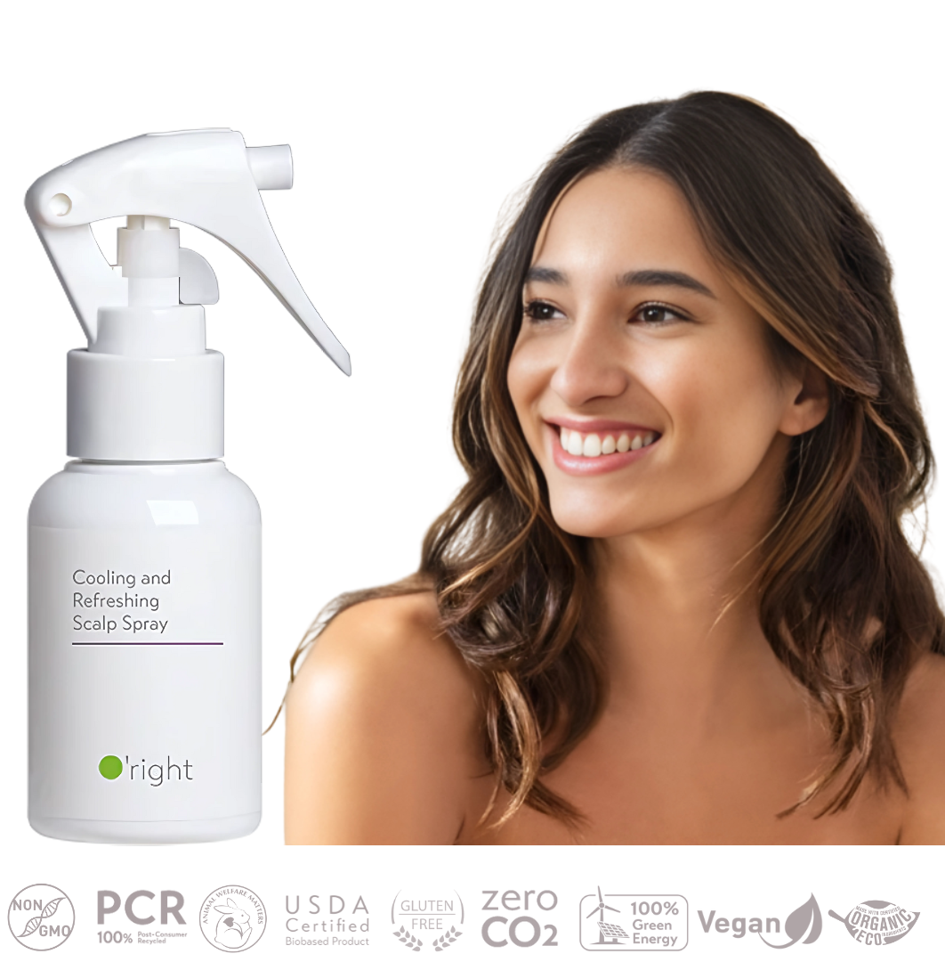 O'RIGHT COOLING AND REFRESHING SCALP SPRAY 50ML (FREE GIFT)