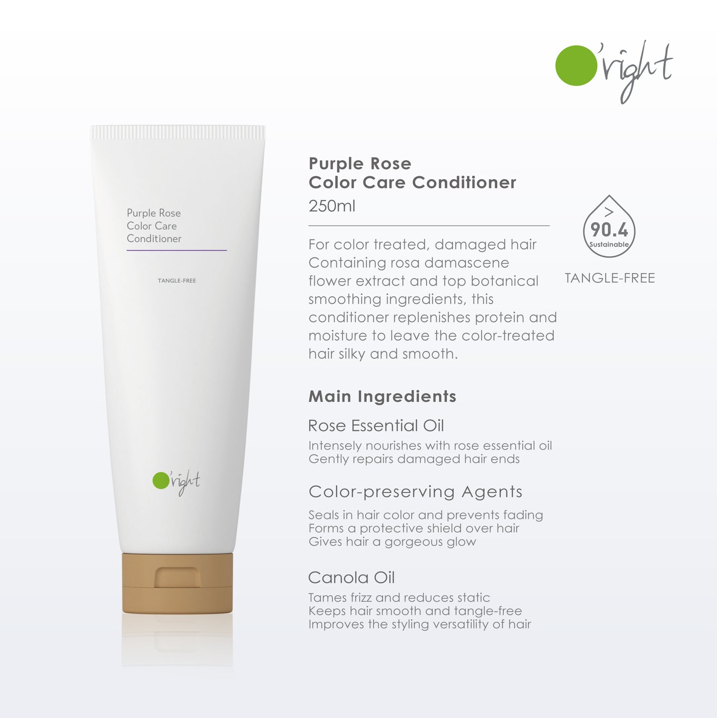 O'right Purple Rose Color Care Conditioner 250ml