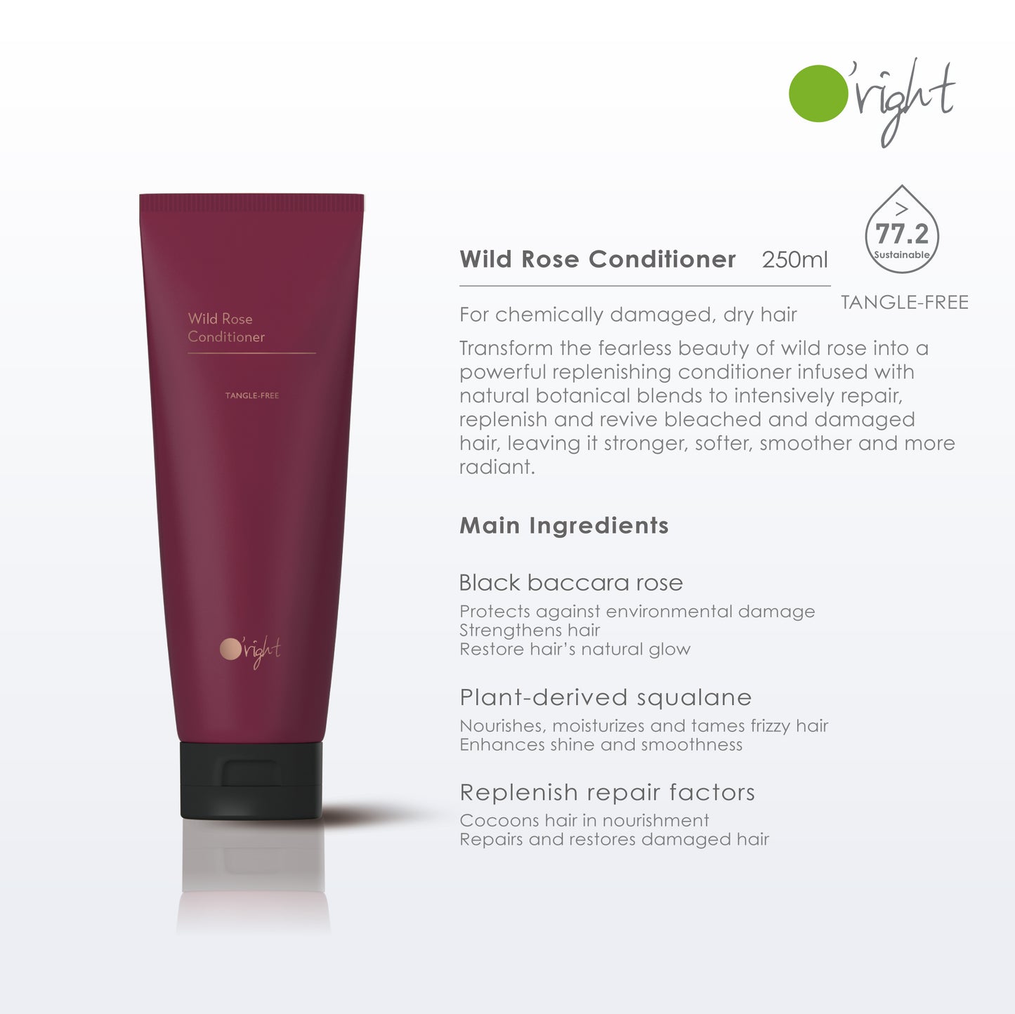 O'right Wild Rose Conditioner 250ml