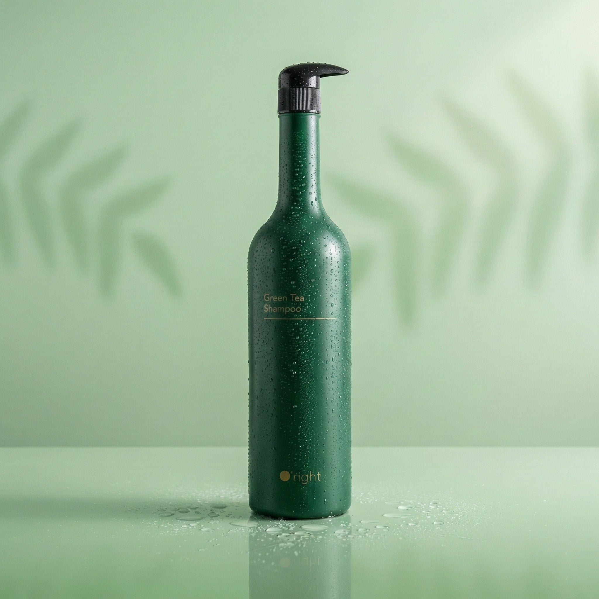 O'right Green Tea Shampoo 1000ml (Forest Green)